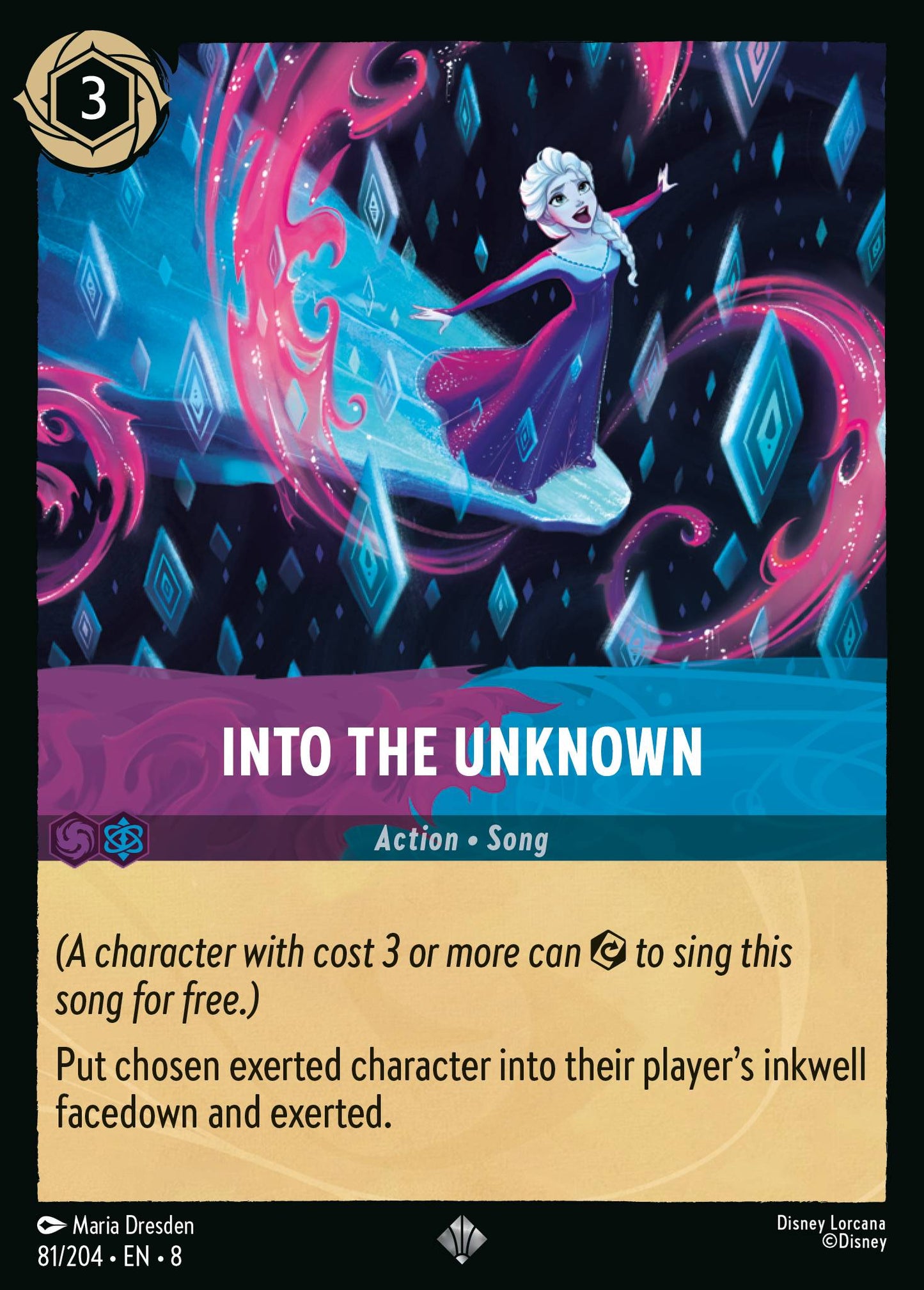 Into the Unknown - Super Rare Lorcana Card