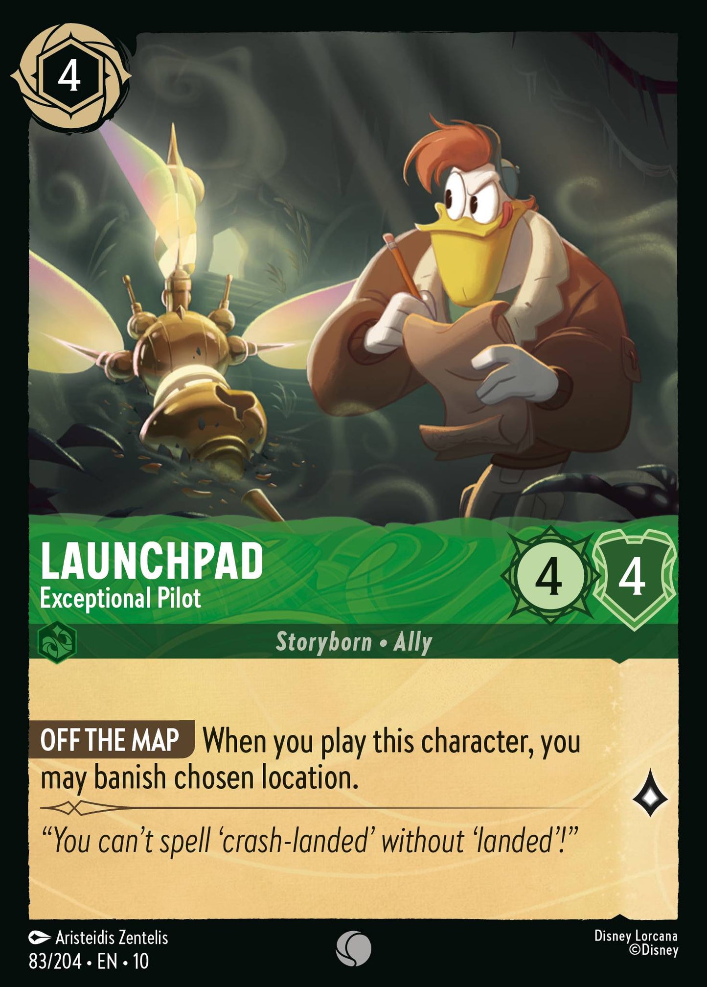 Launchpad - Exceptional Pilot - Common Lorcana Card