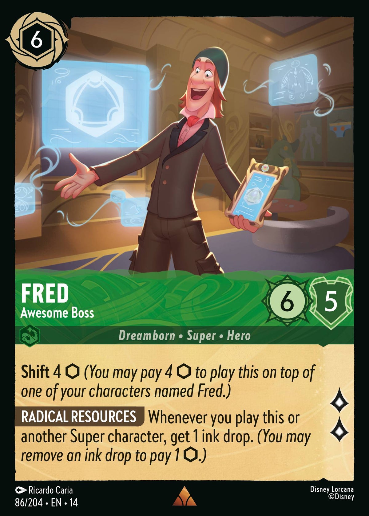 Fred - Awesome Boss - Rare Lorcana Card