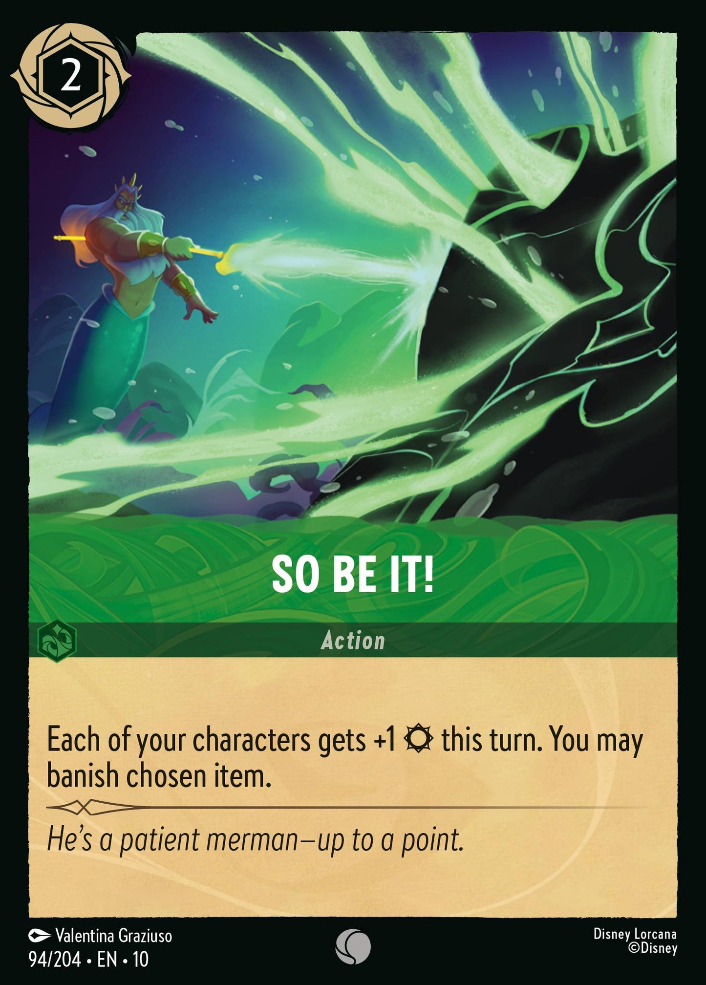 So Be It! - Common Lorcana Card