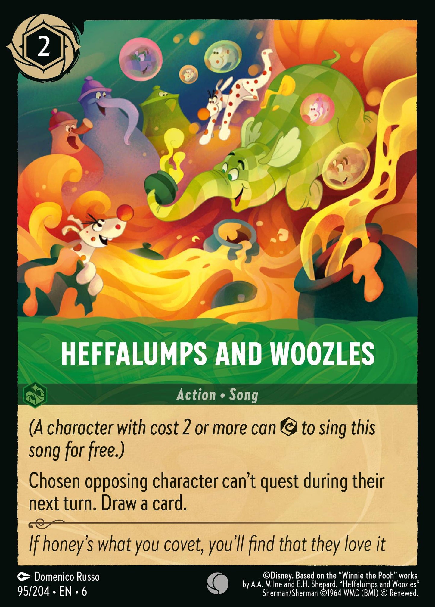 Heffalumps and Woozles - Common Lorcana Card