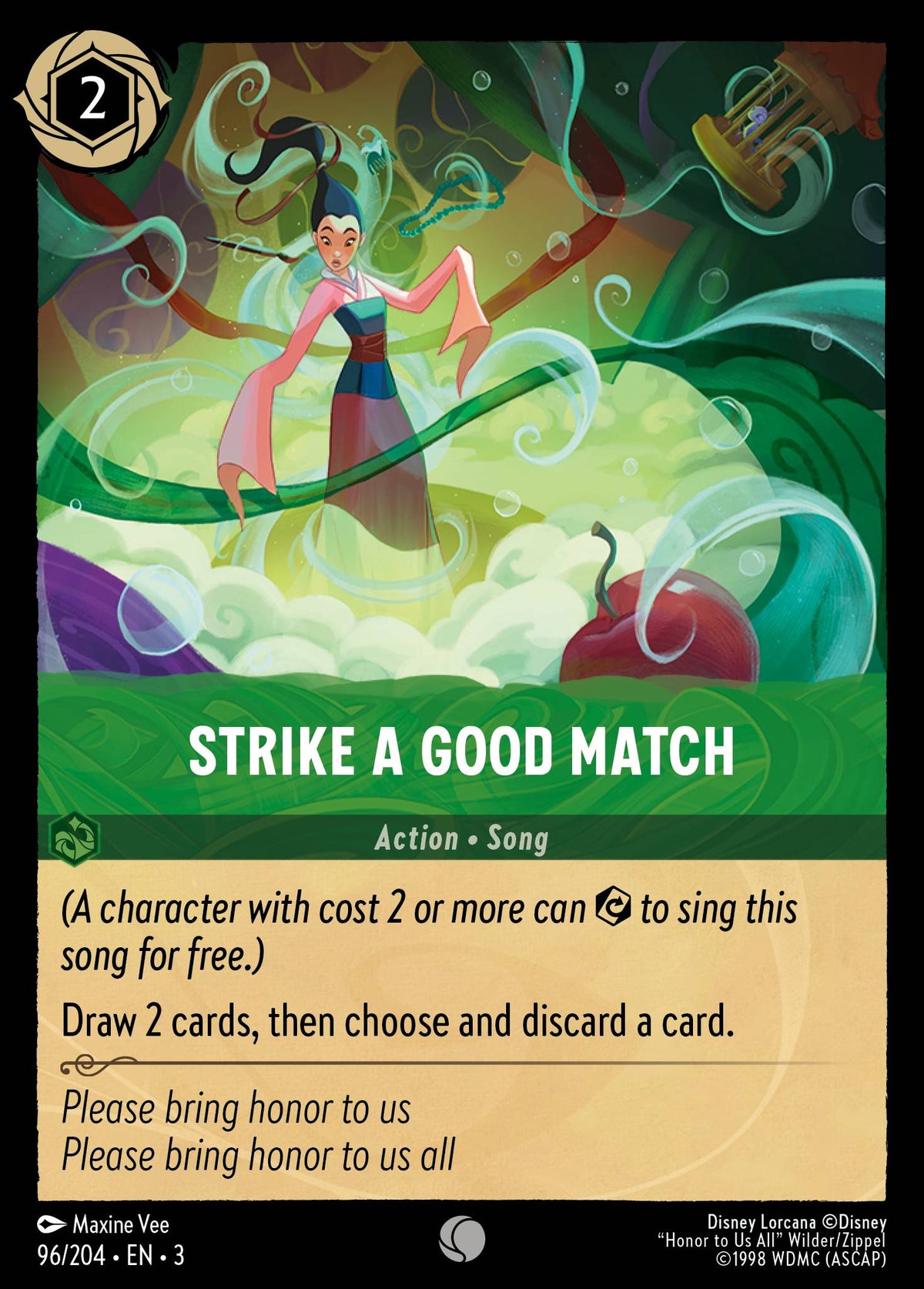 Strike a Good Match - Common Lorcana Card