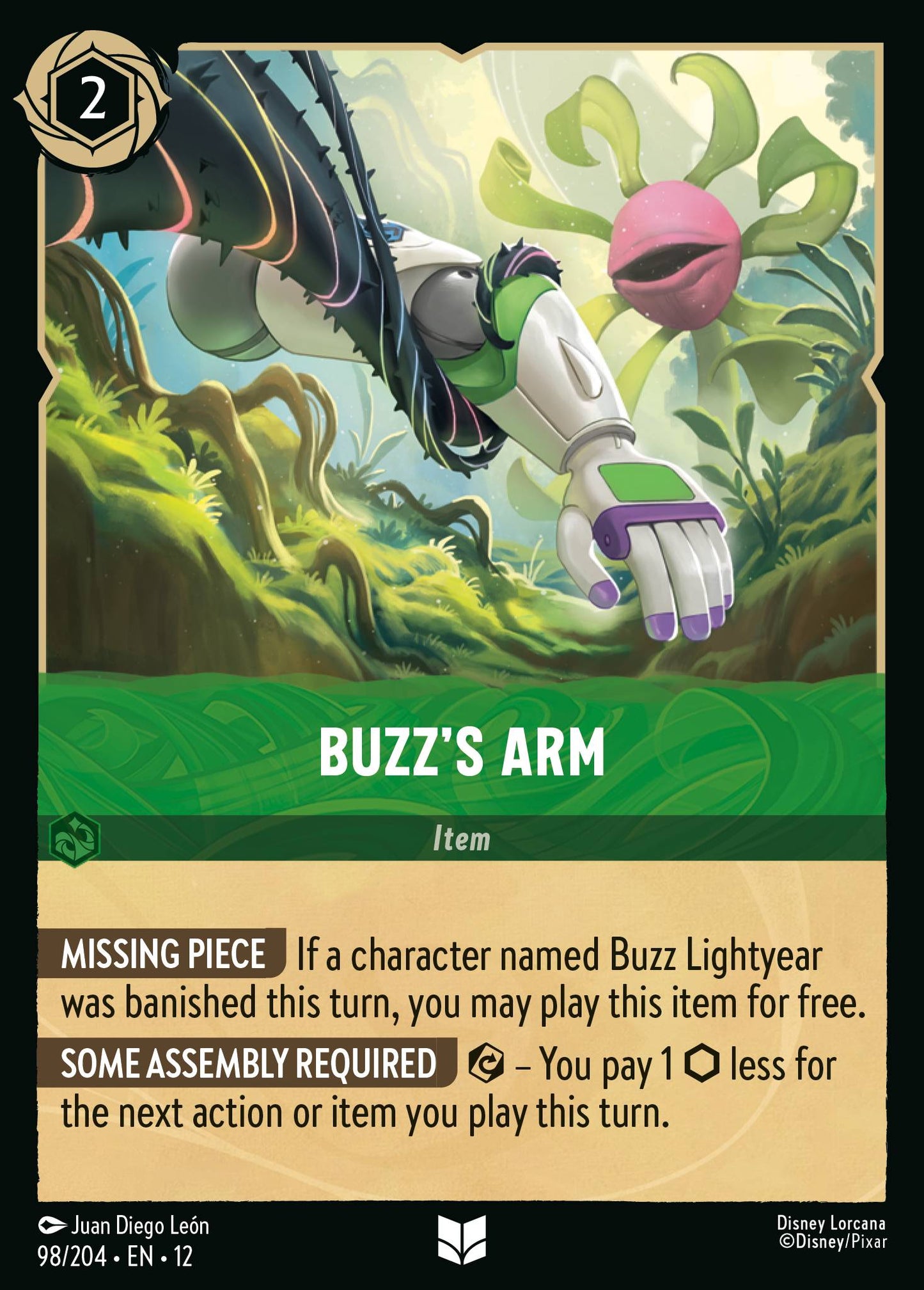 Buzz's Arm - Uncommon Lorcana Card