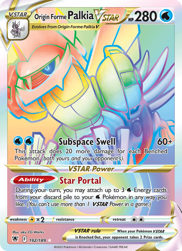 Origin Forme Palkia VSTAR (Secret) (192)