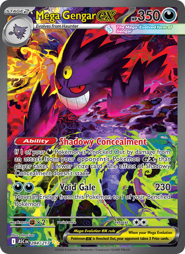 Mega Gengar ex - 284/217