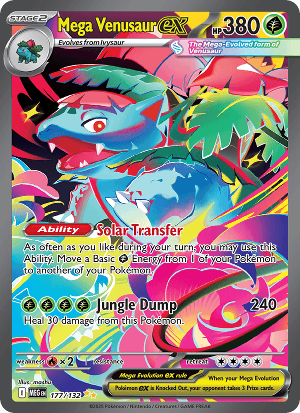 Mega Venusaur ex - 177/132