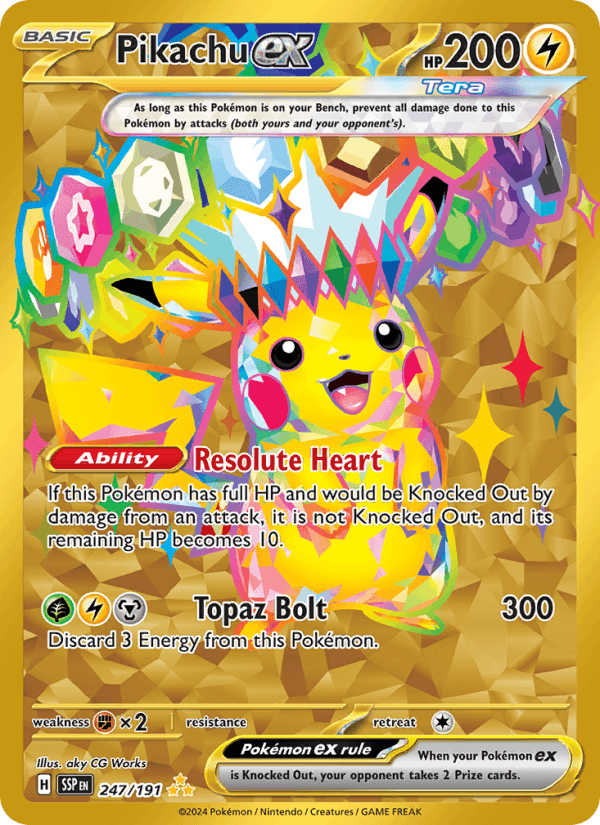 Pikachu ex - 247/191