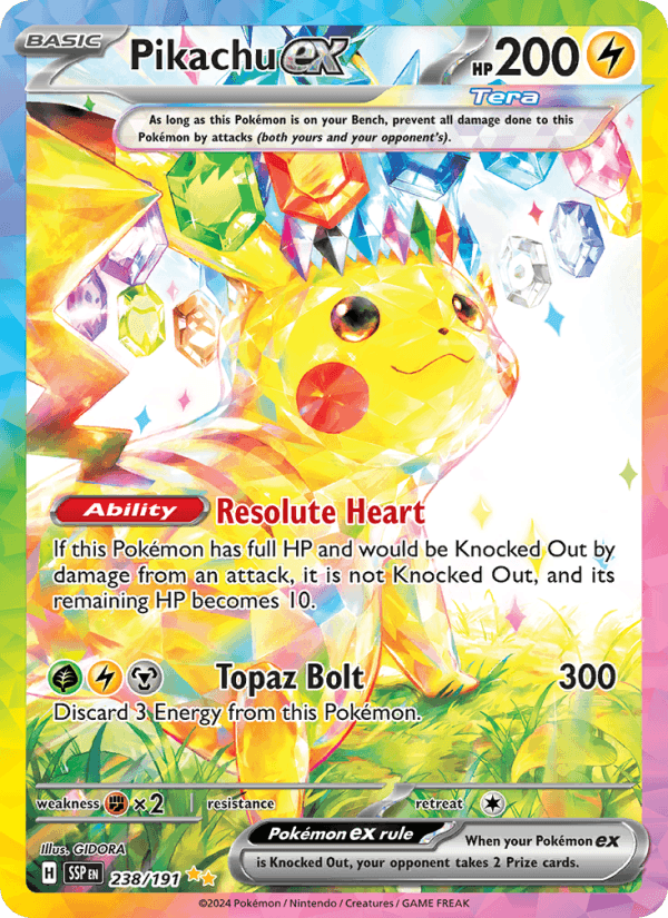 Pikachu ex - 238/191