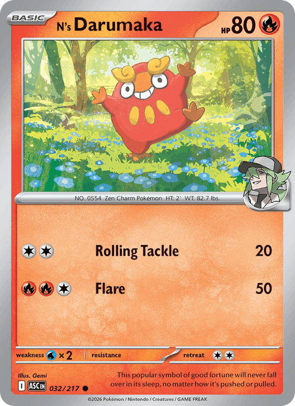 N's Darumaka (Poke Ball)