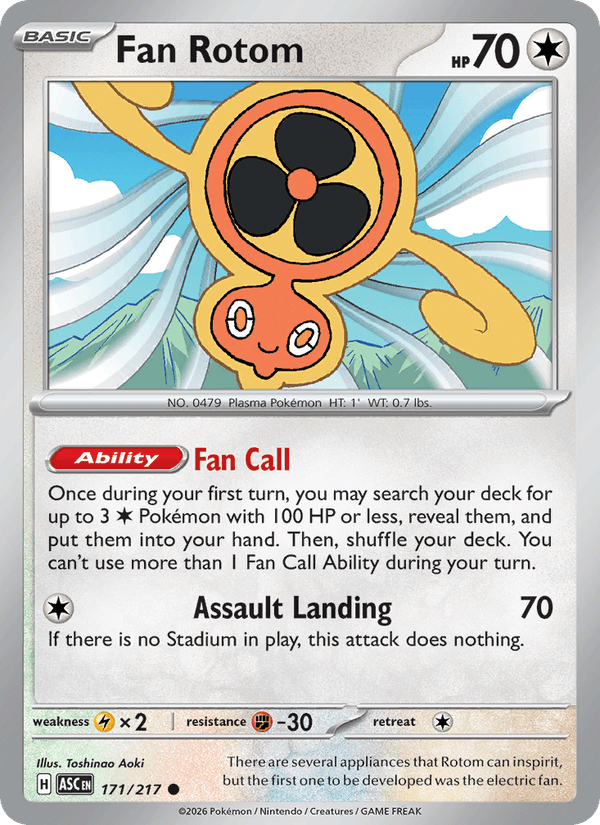 Fan Rotom - 171/217
