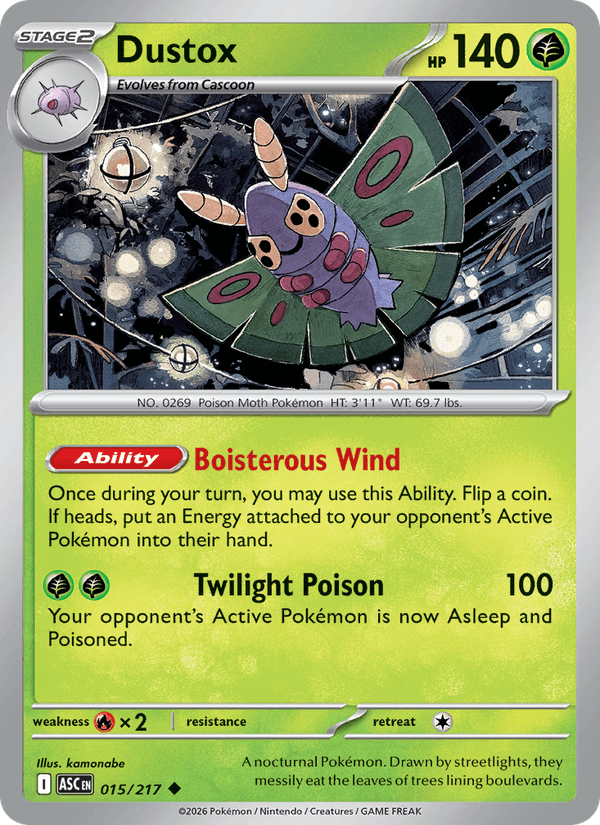 Dustox - 015/217 (Energy Symbol Pattern)