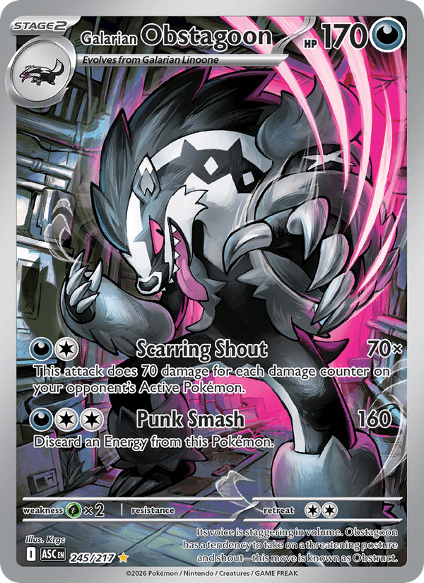 Galarian Obstagoon - 245/217
