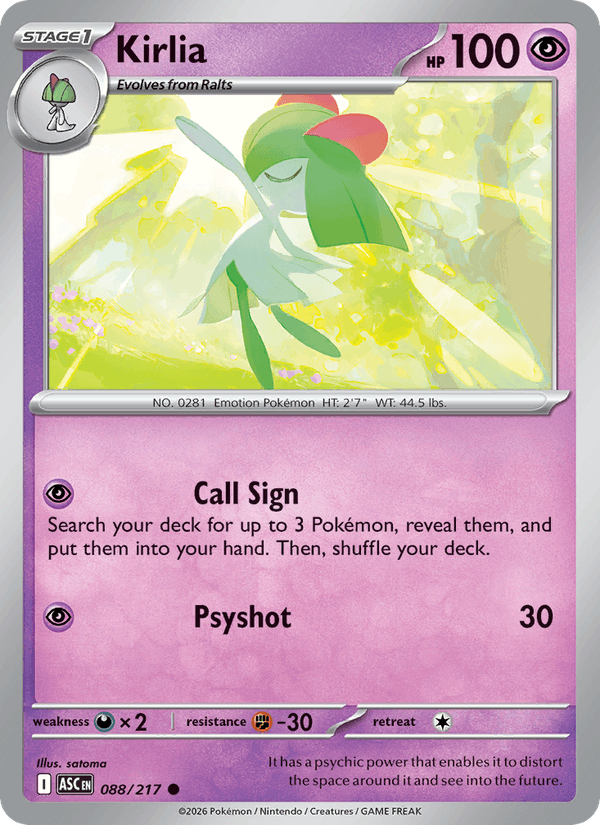 Kirlia (Energy Symbol Pattern)