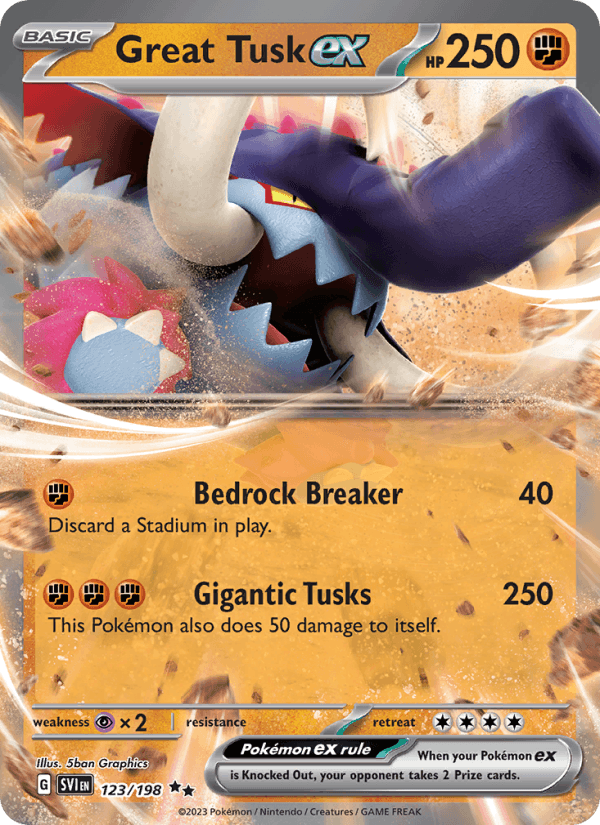 Great Tusk ex - 123/198