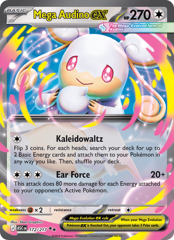 Mega Audino ex - 172/217