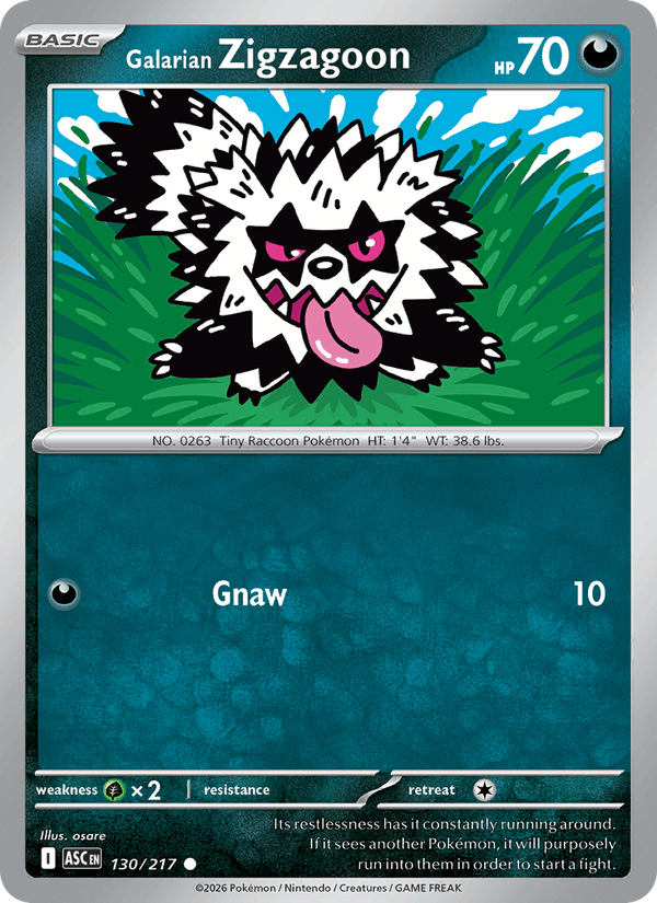 Galarian Zigzagoon (Dusk Ball)