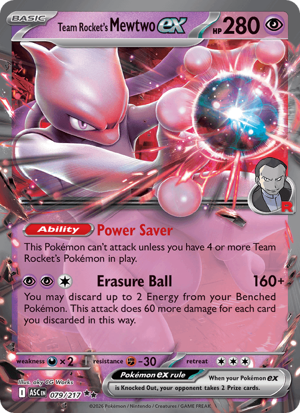 Team Rocket's Mewtwo ex - 079/217