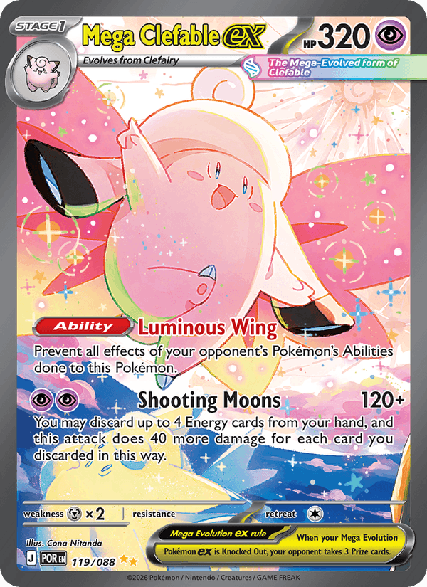Mega Clefable ex - 119/088