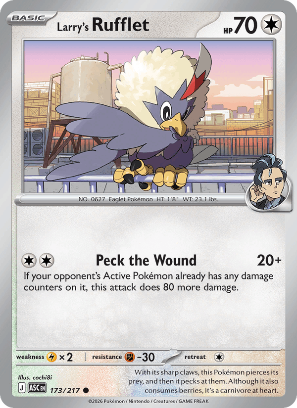 Larry's Rufflet (Energy Symbol Pattern)