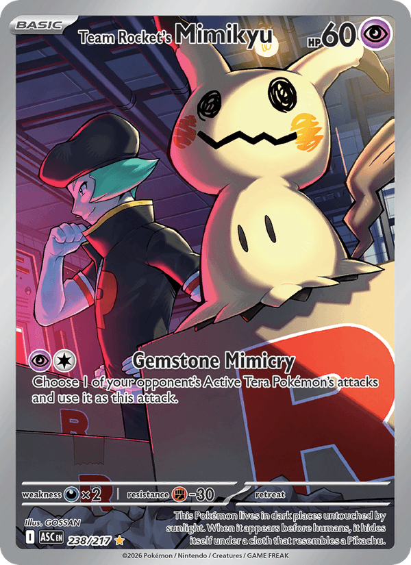 Team Rocket's Mimikyu - 238/217