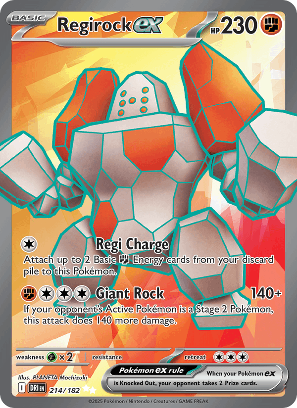 Regirock ex - 214/182