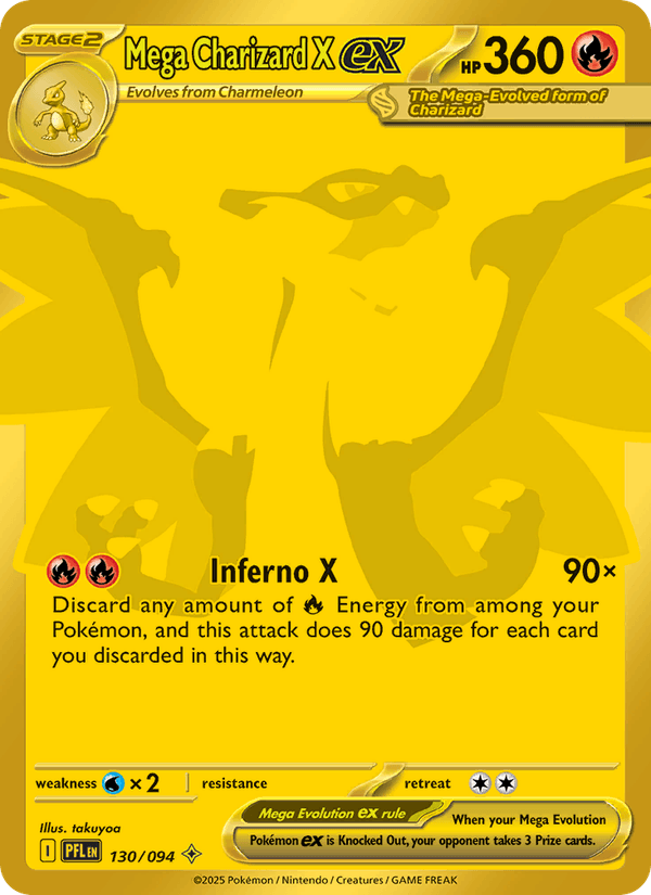 Mega Charizard X ex - 130/094