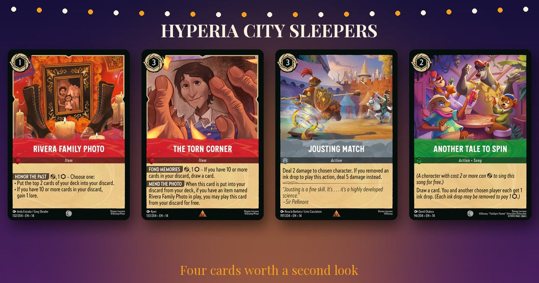 Hyperia City Sleepers: Four Lorcana Cards Worth a Second Look