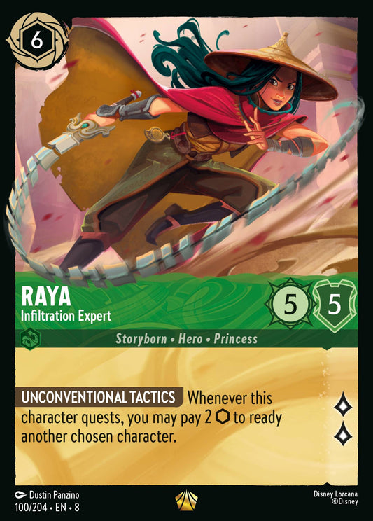 Raya - Infiltration Expert - Legendary Lorcana Card