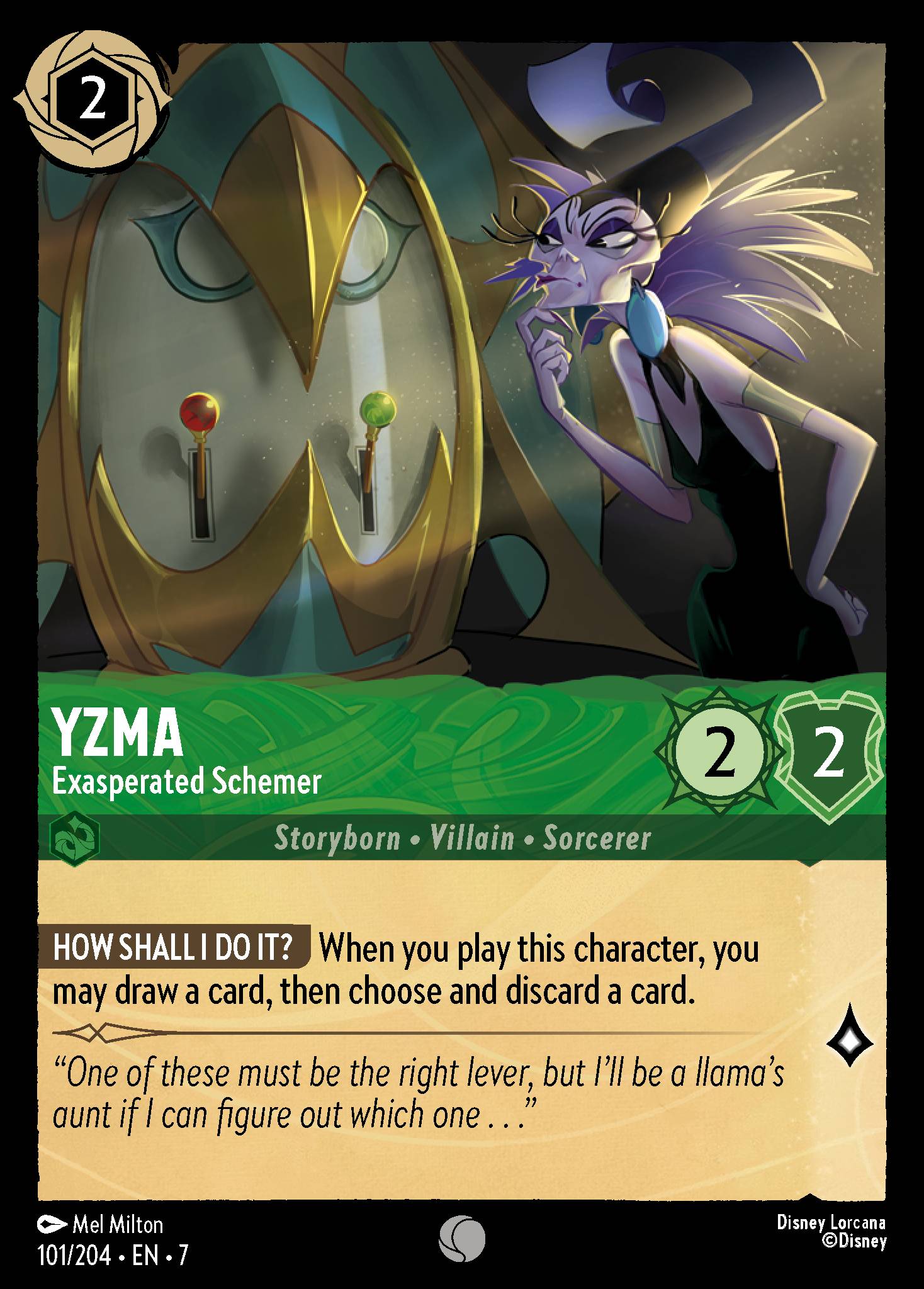 Yzma - Exasperated Schemer - Common Lorcana Card