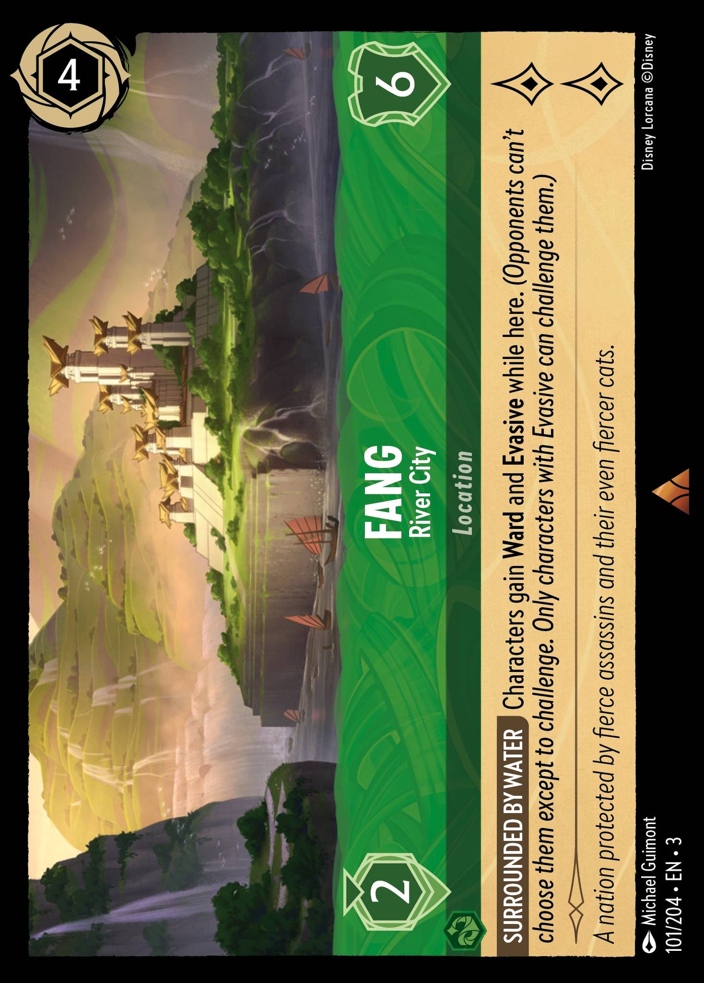 Fang - River City - Rare Lorcana Card