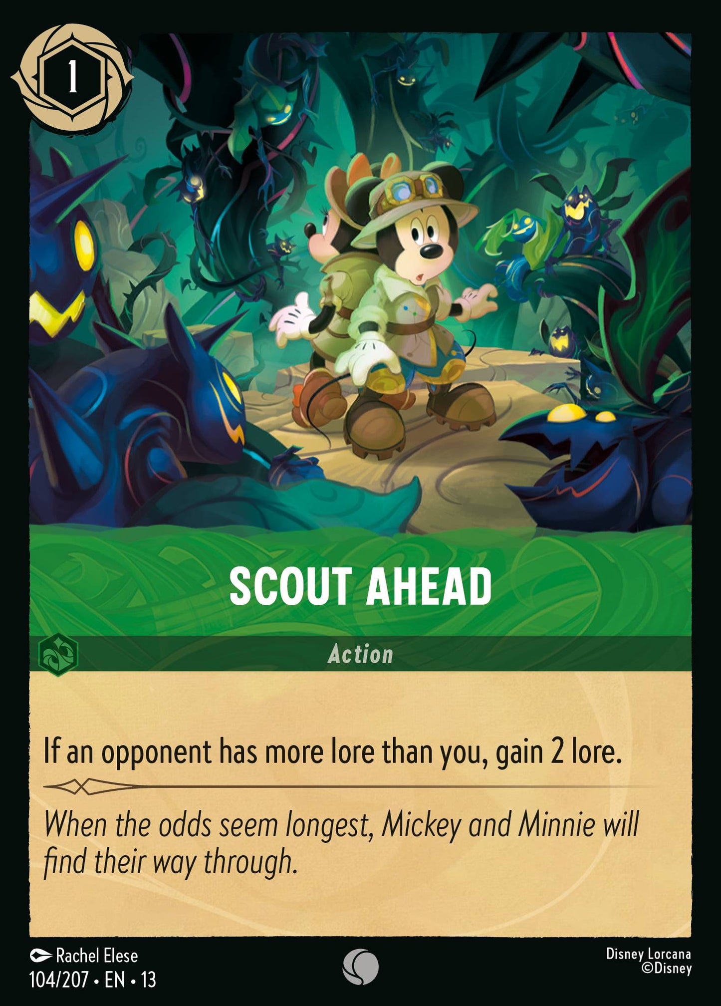 Scout Ahead - Common Lorcana Card