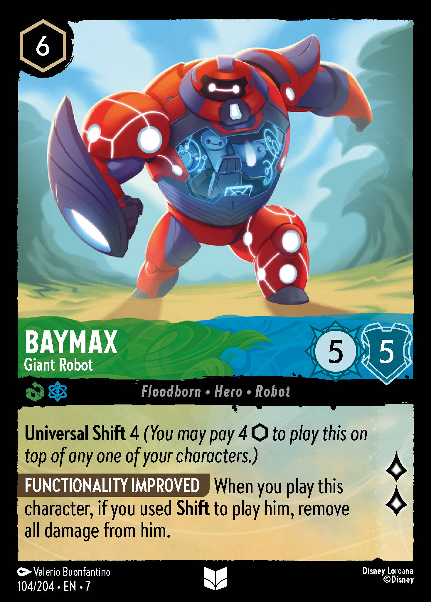 Baymax - Giant Robot - Uncommon Lorcana Card