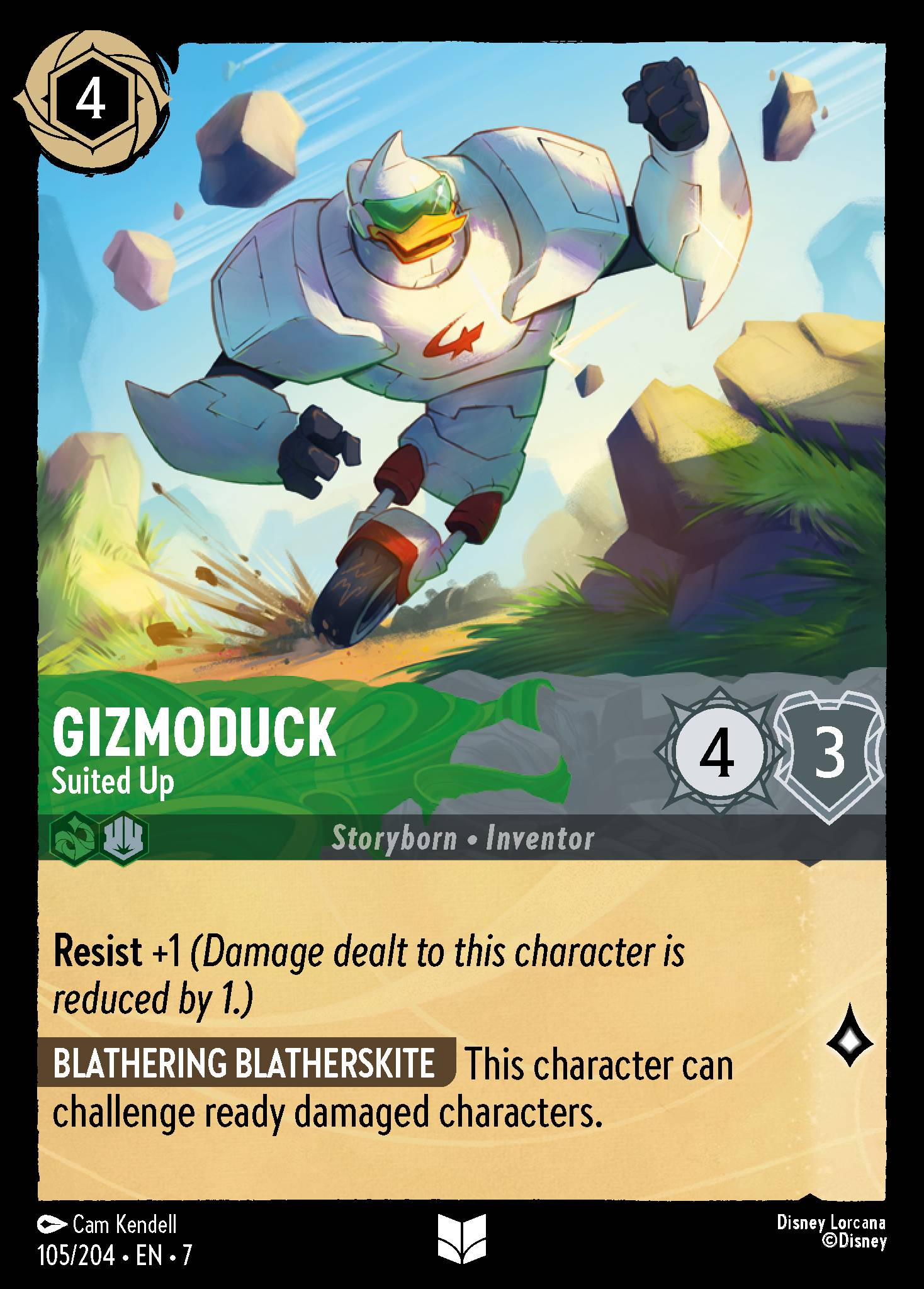 Gizmoduck - Suited Up - Uncommon Lorcana Card