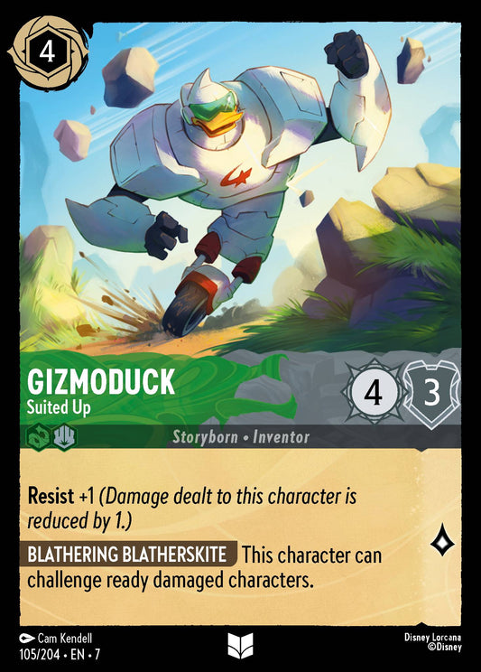 Gizmoduck - Suited Up - Uncommon Lorcana Card