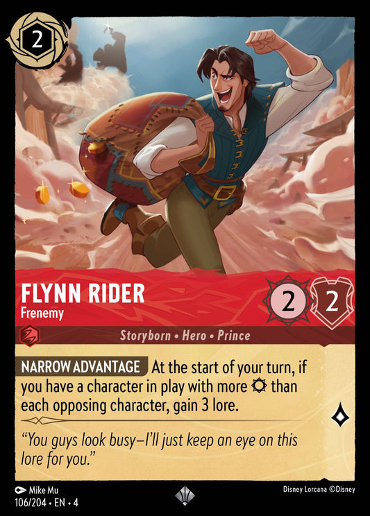 Flynn Rider - Frenemy - Super Rare Lorcana Card