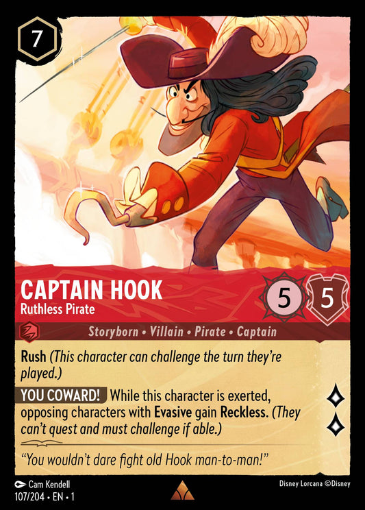 Captain Hook - Ruthless Pirate (Rare)