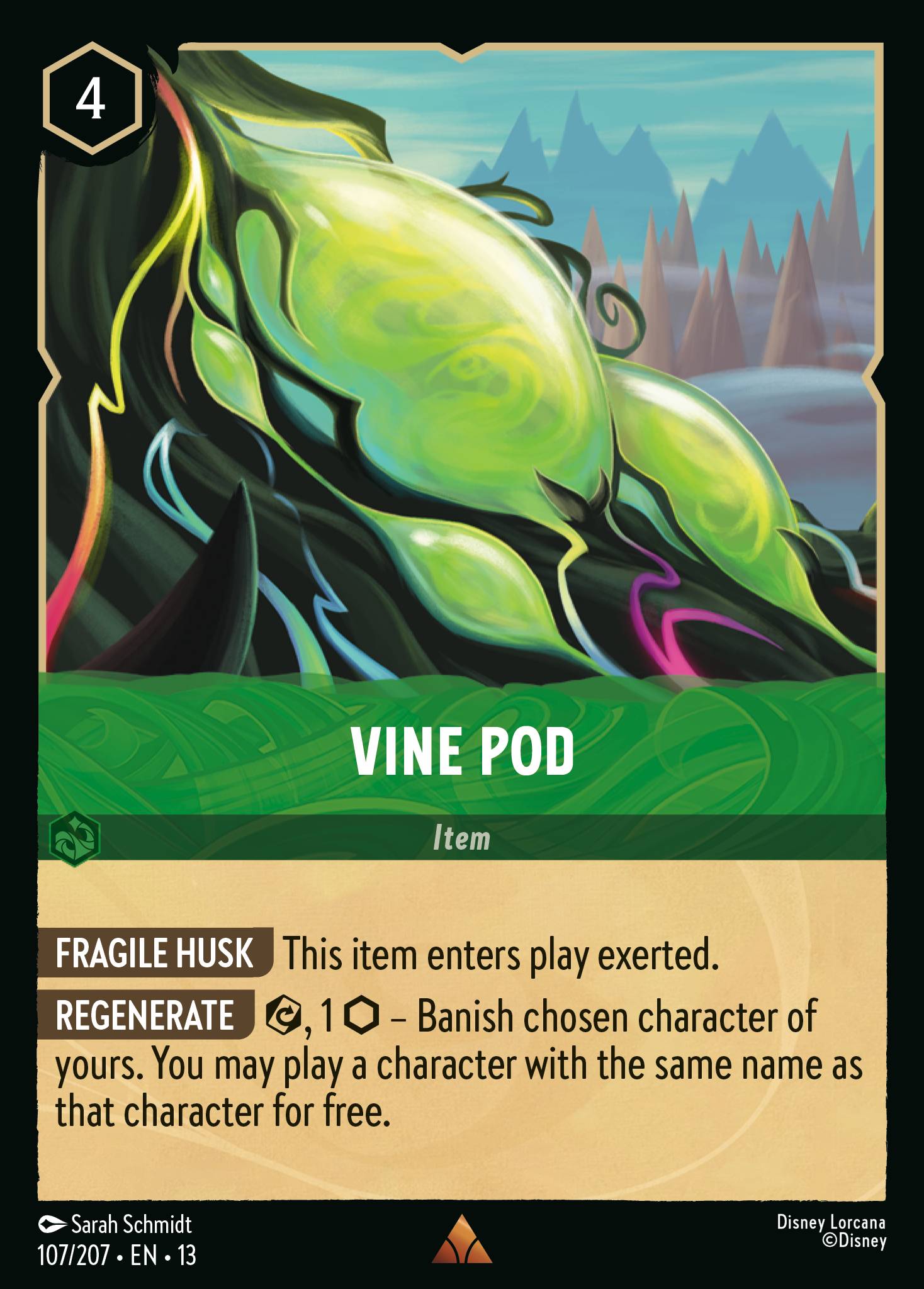 Vine Pod - Rare Lorcana Card
