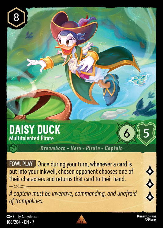 Daisy Duck - Multitalented Pirate (Rare)