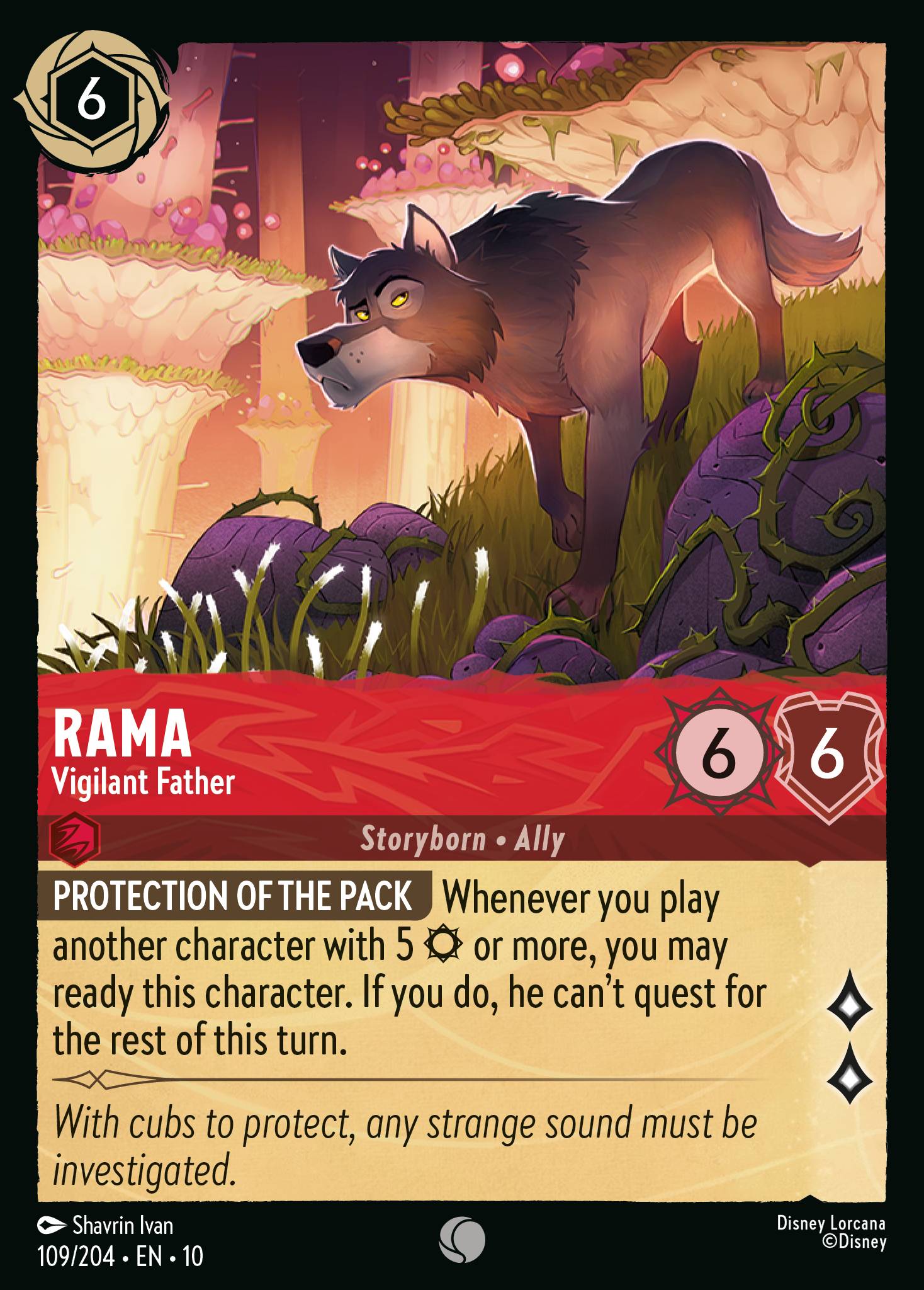 Rama - Vigilant Father - Common Lorcana Card