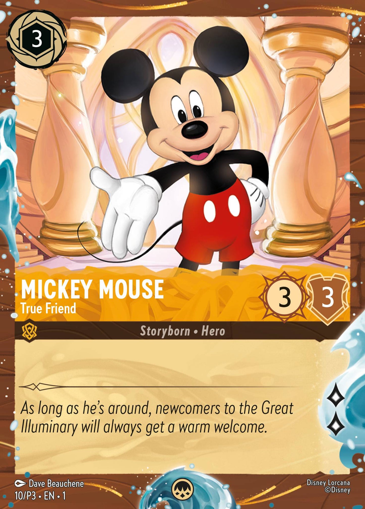 Mickey Mouse - True Friend - Disney Lorcana Promo Cards - Normal