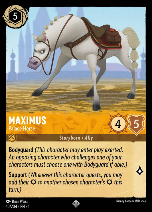 Maximus - Palace Horse - Super Rare Lorcana Card