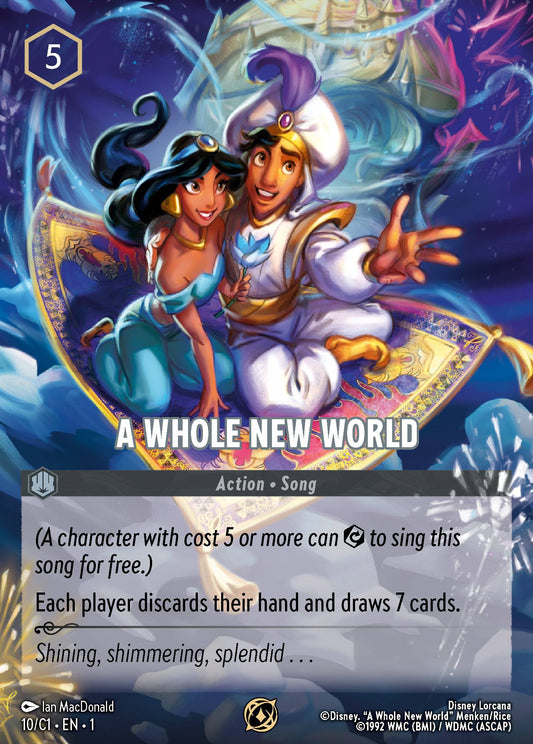 A Whole New World - Disney Lorcana Promo Cards - Normal