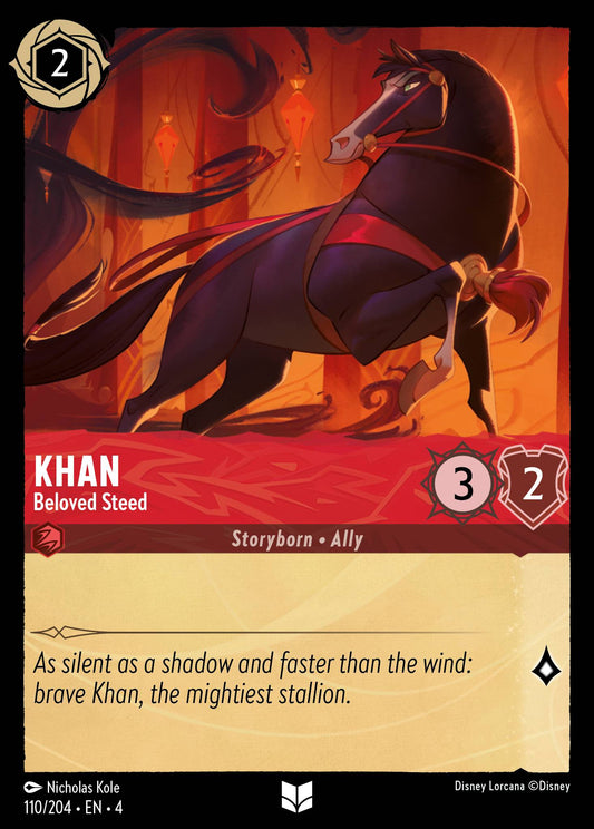 Khan - Beloved Steed - Uncommon Lorcana Card