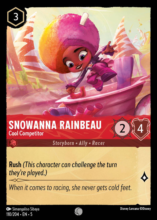 Snowanna Rainbeau - Cool Competitor - Common Lorcana Card