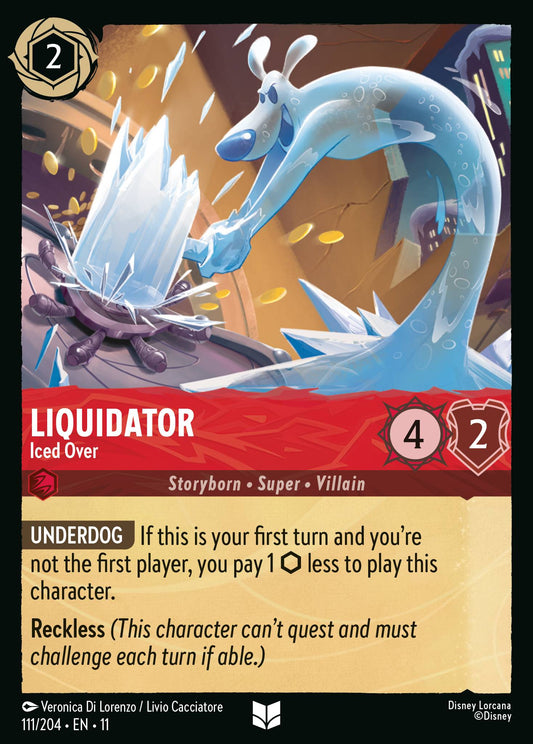 Liquidator - Iced Over - Uncommon Lorcana Card
