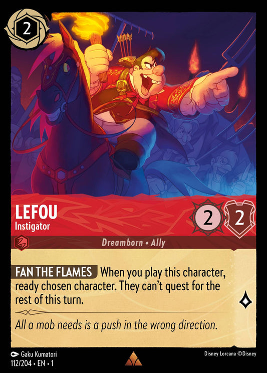 Lefou - Instigator - Rare Lorcana Card