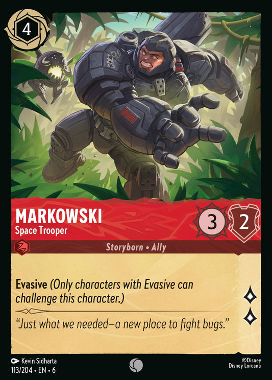 Markowski - Space Trooper - Common Lorcana Card