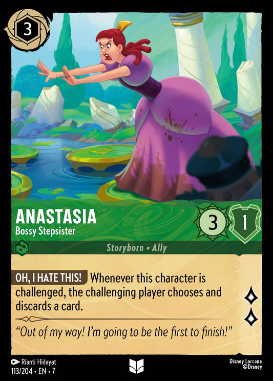 Anastasia - Bossy Stepsister - Uncommon Lorcana Card
