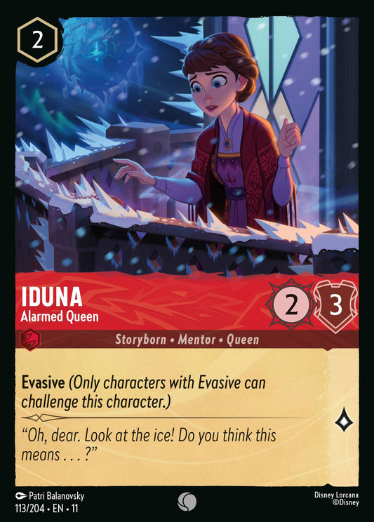 Iduna - Alarmed Queen - Common Lorcana Card