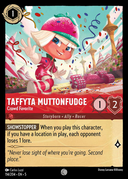 Taffyta Muttonfudge - Crowd Favorite - Common Lorcana Card